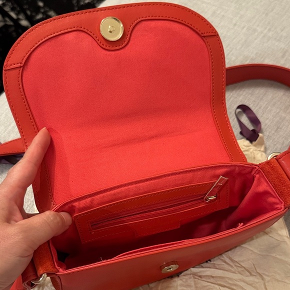 Ted Baker Equenia Red Crossbody Saddle Bag - Picture 3 of 7